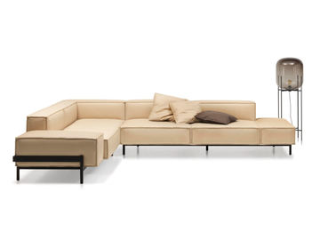 DS-22 - Corner sectional leather sofa by de Sede - view 2